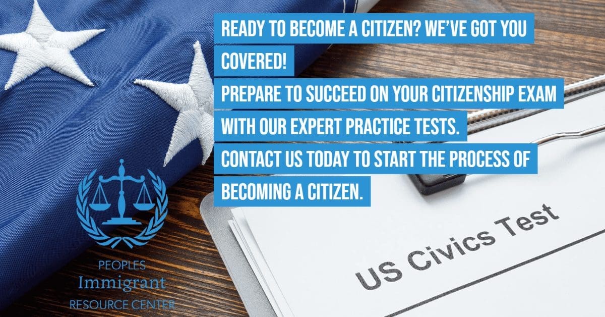 Can You Pass the Civic Test? Peoples Immigrant Resource Center